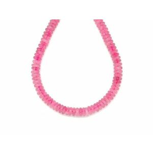 Rózsakvarc korong 6, 5x2mm – ékszerkészítő alapanyag (füzér) kép