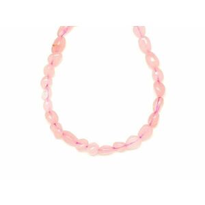 Rózsakvarc pebble 6-10mm – ékszerkészítő alapanyag (füzér) kép