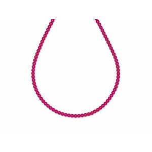 Rubin szintetikus golyó 2, 5mm – ékszerkészítő alapanyag (füzér) kép