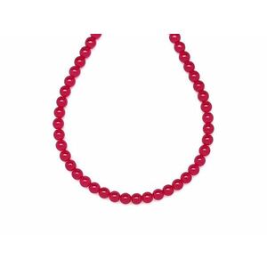 Rubin szintetikus golyó 4-4, 5mm – ékszerkészítő alapanyag (füzér) kép