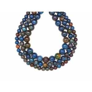 Rubin Zafír mix golyó B 8mm – ékszerkészítő alapanyag (füzér) kép