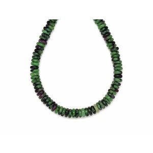 Rubin zoizit korong 6, 5x2mm – ékszerkészítő alapanyag (füzér) kép