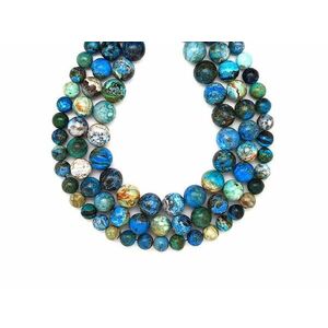 Shatukit golyó AB 11-12mm – ékszerkészítő alapanyag (füzér) kép