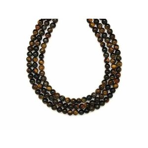 Sólyomszem golyó A 4-5mm – ékszerkészítő alapanyag (füzér) kép