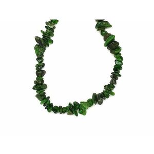 Splitter Krómdiopszid – ékszerkészítő alapanyag (füzér) kép