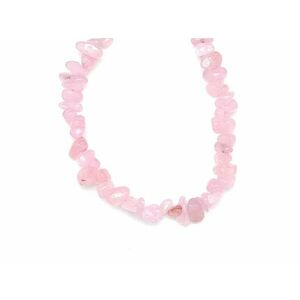 Splitter Rózsakvarc vaxos – ékszerkészítő alapanyag (füzér) kép