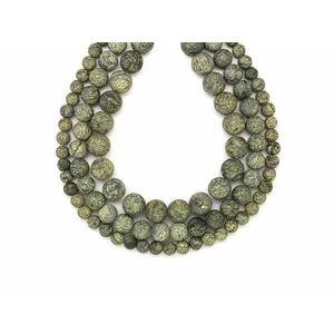 Szerpentin világos matt 6-7mm – ékszerkészítő alapanyag (füzér) kép