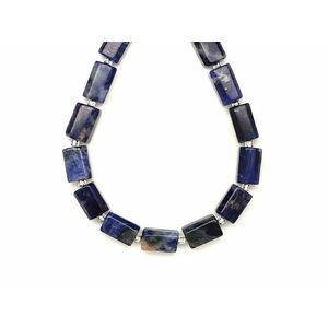 Szodalit hengerszerű 7-9x12-14mm – ékszerkészítő alapanyag (füzér) kép