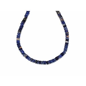 Szodalit korong 4x2mm – ékszerkészítő alapanyag (füzér) kép