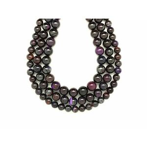 Szugilit golyó 9, 5-10mm – ékszerkészítő alapanyag (füzér) kép