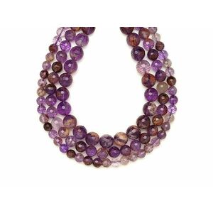 Szuper hetes hatszög fazettált golyó 6mm – ékszerkészítő alapanyag (füzér) kép