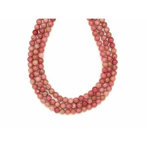 Thulit golyó 4-5mm – ékszerkészítő alapanyag (füzér) kép