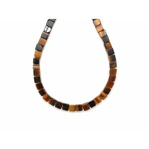 Tigrisszem kocka 4-5mm – ékszerkészítő alapanyag (füzér) kép