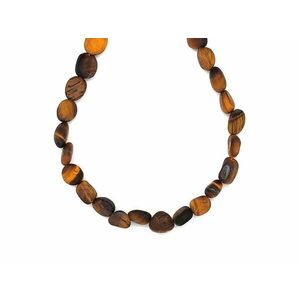 Tigrisszem matt pebble 6-10mm – ékszerkészítő alapanyag (füzér) kép