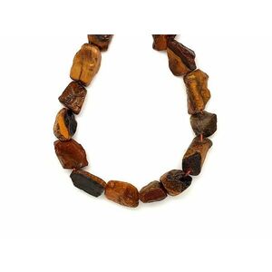 Tigrisszem nyers darabok 12-15mm – ékszerkészítő alapanyag (füzér) kép