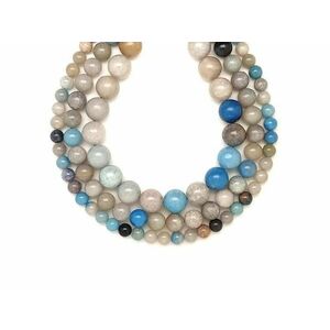 Trolleite golyó 10-11mm – ékszerkészítő alapanyag (füzér) kép