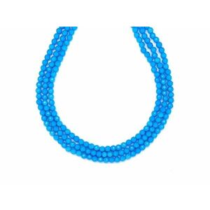 Türkenit fazettált golyó 3mm – ékszerkészítő alapanyag (füzér) kép