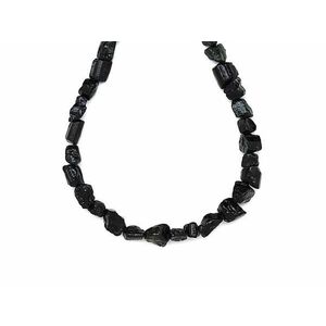 Turmalin fekete nyers darabok 6-9mm – ékszerkészítő alapanyag (füzér) kép