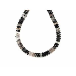 Turmalinkvarc korong 6, 5x2mm – ékszerkészítő alapanyag (füzér) kép