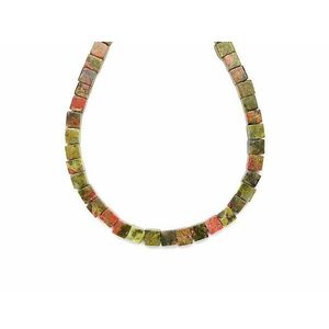 Unakit kocka 4-5mm – ékszerkészítő alapanyag (füzér) kép