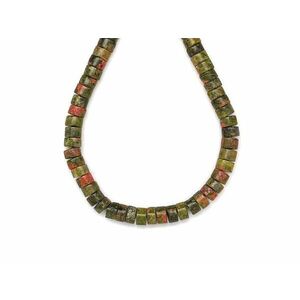 Unakit korong 6x3mm – ékszerkészítő alapanyag (füzér) kép