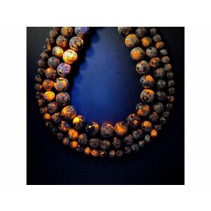 Yooperlit golyó 8-8, 5mm – ékszerkészítő alapanyag (füzér) kép