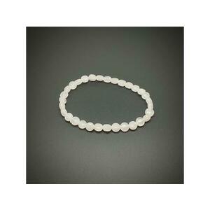 Rózsakvarc fazettált korong karkötő 6x4mm kép