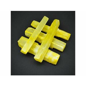 Szelenit nyers rúd sárga 9–10 cm (1 kg / csomag) – marokkói természetes ásvány kép