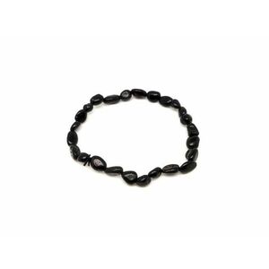 Turmalin fekete pebble karkötő 6-10mm kép