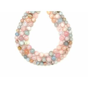 Berill Multi golyó AB 6-7mm – ékszerkészítő alapanyag (füzér) kép