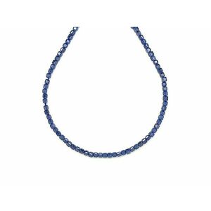 Cirkon fazettált acélkék kocka 2x2mm – ékszerkészítő alapanyag (füzér) kép