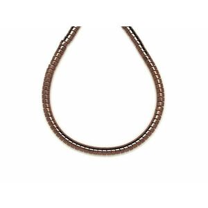 Hematit korong óarany 4x2mm – ékszerkészítő alapanyag (füzér) kép