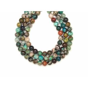 Kvantum kvattro golyó 8-9mm – ékszerkészítő alapanyag (füzér) kép