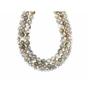 Labradorit golyó AA 8-9mm – ékszerkészítő alapanyag (füzér) kép