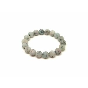 Jáspis kiwi matt golyó karkötő 10–11 mm kép