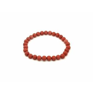 Jáspis vörös matt golyó karkötő 6–7 mm kép