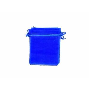 Organza ajándékszütyő sötétkék 7x9cm kép