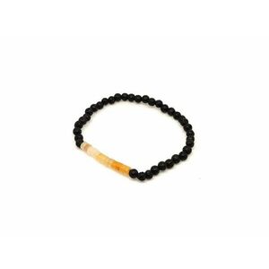 Bazalt barack aventurin golyó korong karkötő 4–5 mm kép