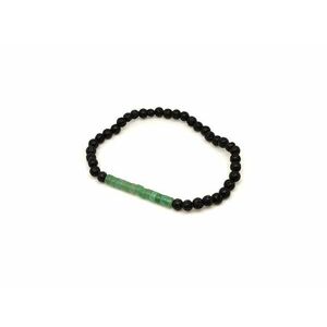 Bazalt aventurin golyó korong karkötő 4–5 mm kép