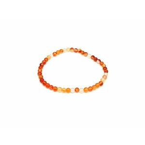 Karneol golyó karkötő 4–5 mm kép