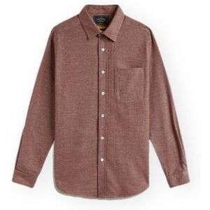 Hosszú ujjú ingek Portuguese Flannel Teca 2.0 Shirt - Brick kép