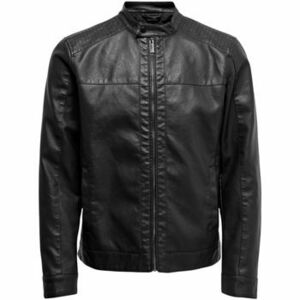 Bőrkabátok Only & Sons MIKE PU RACER JACKET OTW 22012339 kép