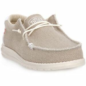 Divat edzőcipők HEYDUDE 1LB WALLY BRAIDED OFF WHITE kép