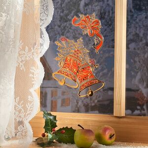 Ablakdísz Karácsonyi harangok kép