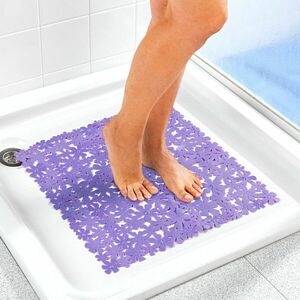 Zuhanybetét virágmintával kép