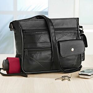 Női bőrtáska Patchwork” kép