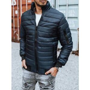 Férfi steppelt kabát gránátvörös BOMBER kép