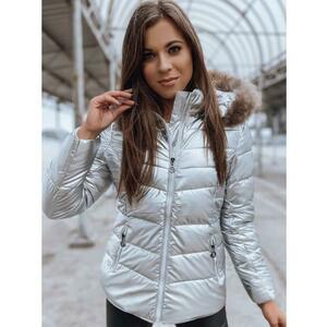 Női téli steppelt kabát kapucnival NELLY fehér kép