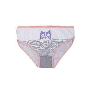 Női nyomtatott bugyi VIA fehér és őszibarack színben kép