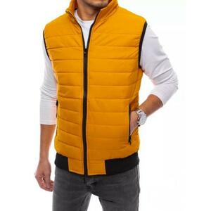 Férfi steppelt mellény MILA sötétsárga kép